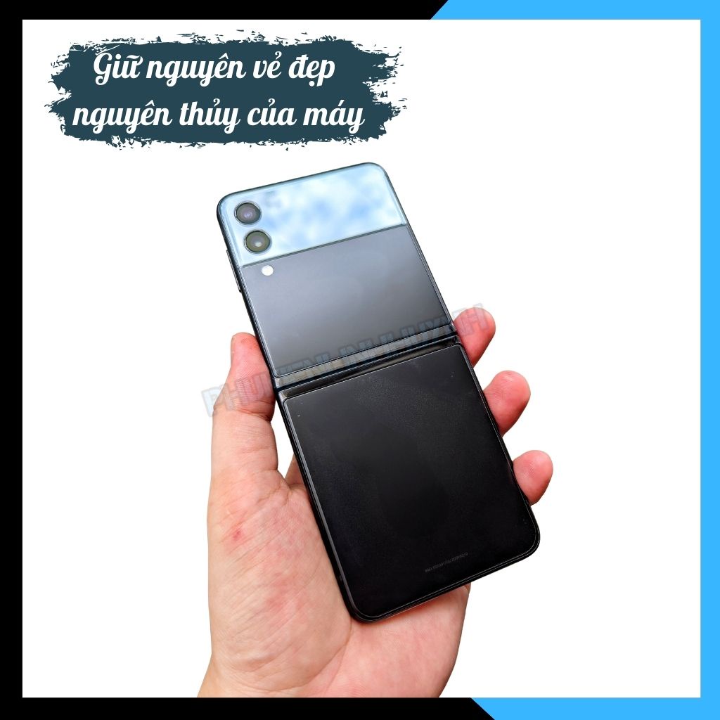 Dán dẻo PPF Samsung Z Flip 3 trong suốt bảo vệ màn hình, chống trày xướt