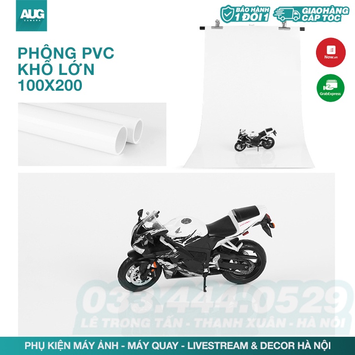 Phông nền nhựa PVC KHỔ 100X200 - CHỐNG NHĂN - CHỐNG NƯỚC - AUG Camera Hà Nội