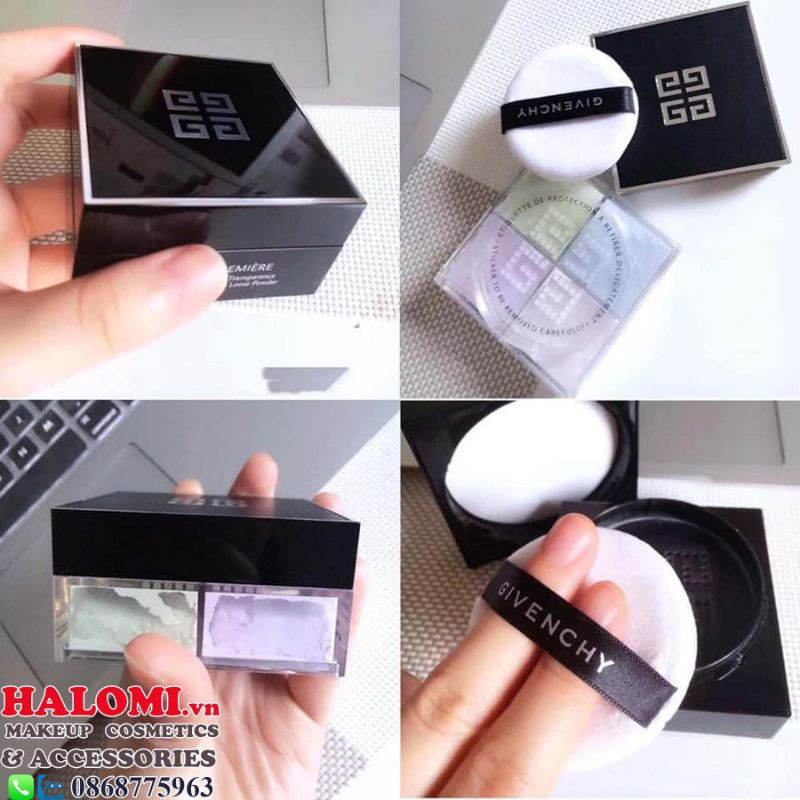 Phấn Phủ Givenchy cao cấp chính hãng Italy siêu mịn kiềm dầu giữ lớp trang điểm lâu trôi