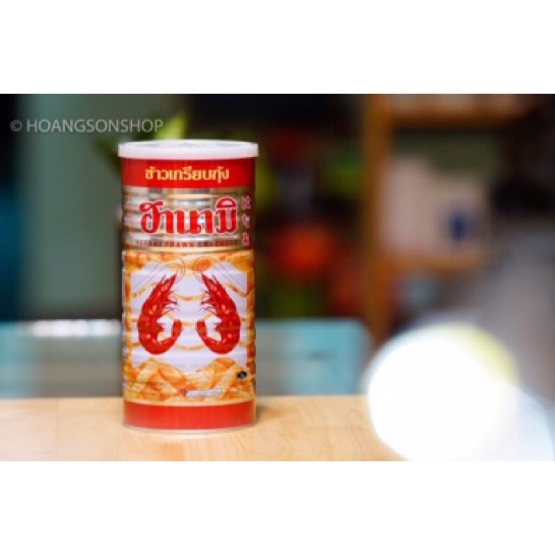 Snack Tôm thái lon thiếc HANAMI 110g giòn ngon đậm vị