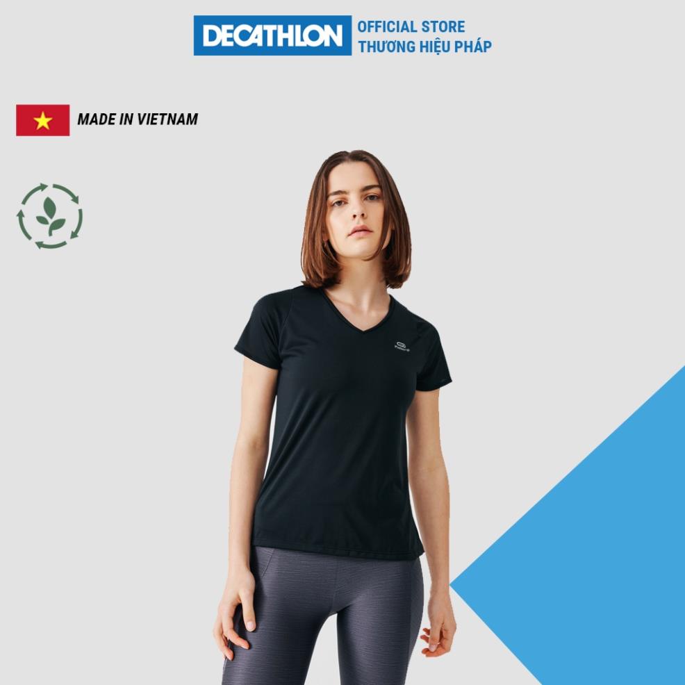 Áo thun thể thao nữ DECATHLON run dry chuyên chạy bộ, nhanh khô - nhiều màu !