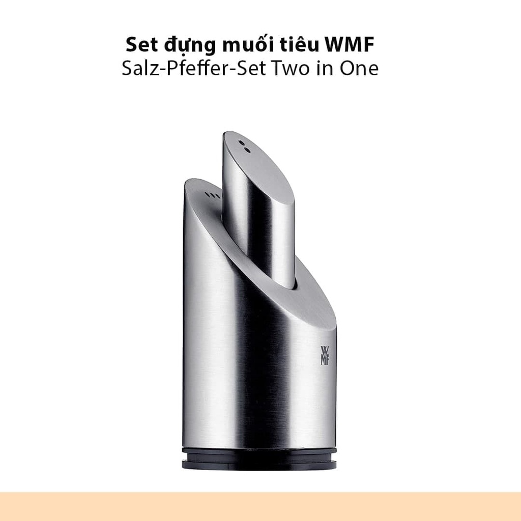 Set đựng muối tiêu WMF Salz-Pfeffer-Set 2 in 1, hàng Đức, mua 1 lần, dùng cả đời