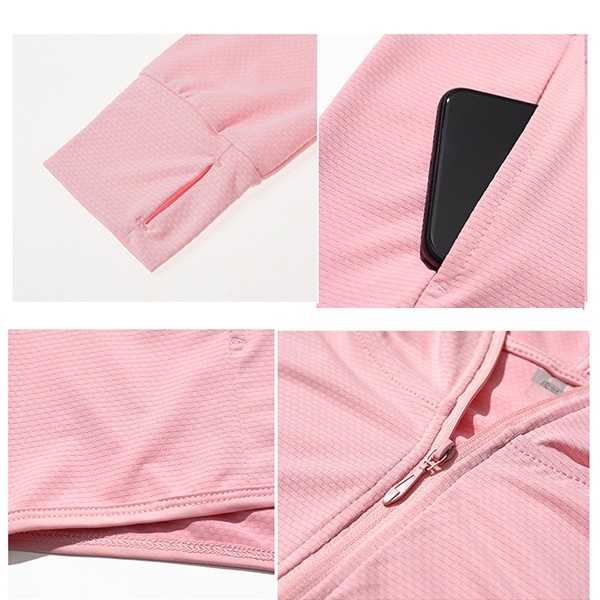 Uniqlo Áo Khoác Chống Nắng Chống Tia uv Thiết Kế Thoáng Khí Nhanh Khô Thời Trang Cho Nữ