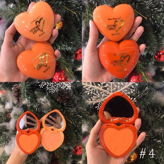 (Mẫu mới) Phấn má heart trái tim Kiss Beauty Lifelong Love Blusher