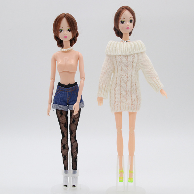 Trang phục len thời trang đẹp mắt cho búp bê kích thước 1/ 6 28cm