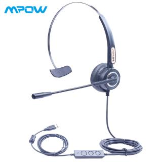 Tai Nghe Nhét Tai Dh75 Cổng Usb / 3.5mm Chống Ồn Có Micro Cho Máy Tính / Điện Thoại
