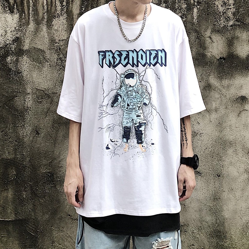 Áo thun nam nữ form rộng, áo phông tay lỡ ATL228 | BigBuy360 - bigbuy360.vn