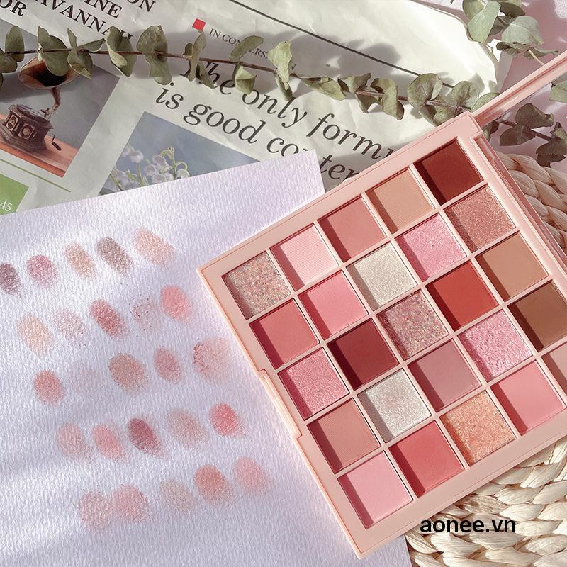 ✨✨Bảng mắt 25 Màu Tông Lì Và Nhũ Kim Sa May Mắn