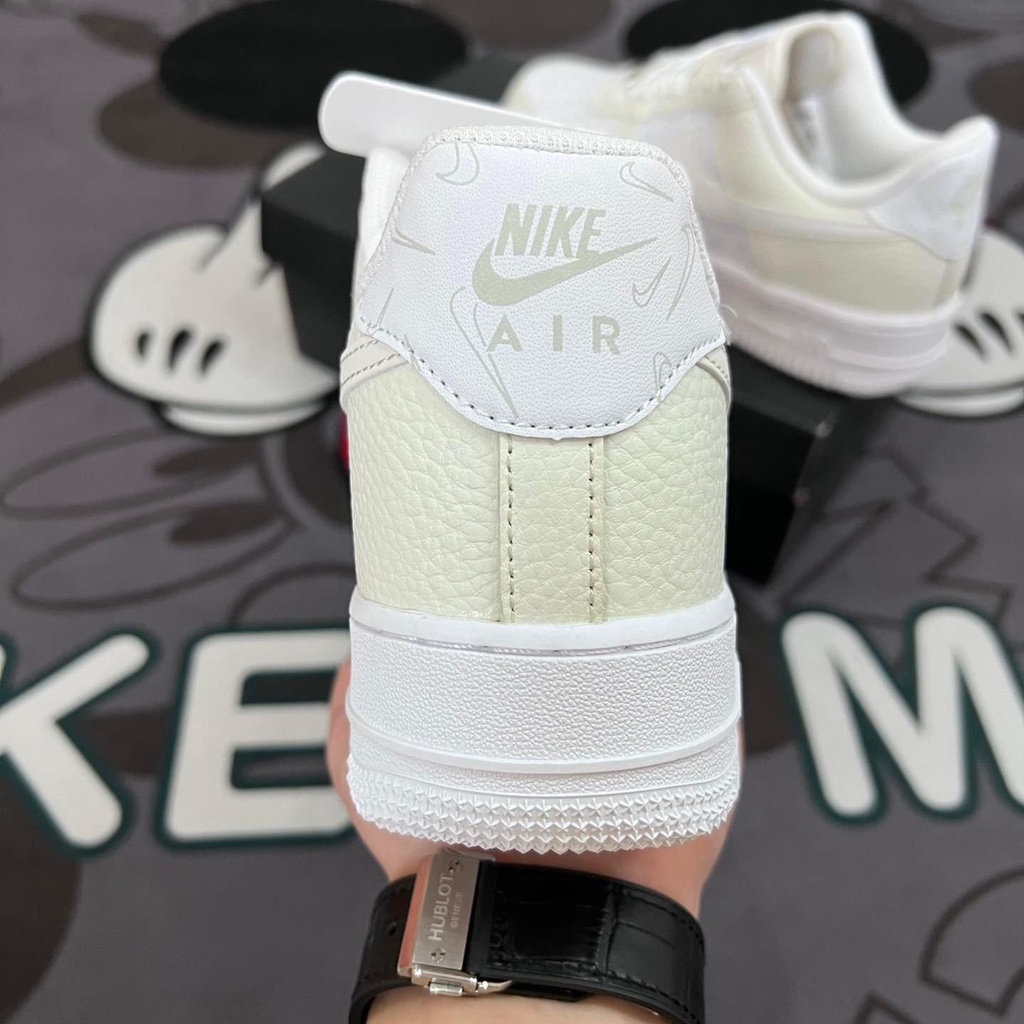 Giày A.F.1 low Mi.ni Ch.ecks White Sail
