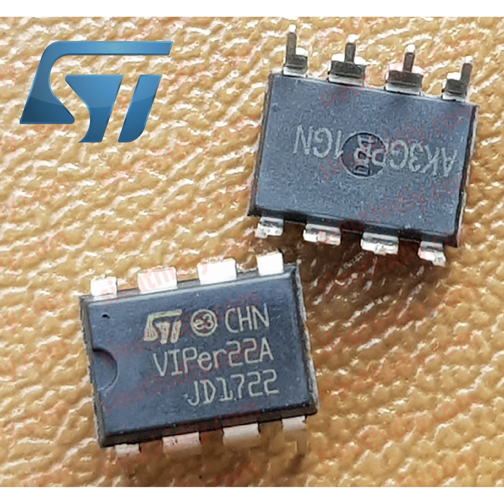 Phụ tùng Bếp từ IC nguồn Viper12A,Viper22A DIP8 hãng ST