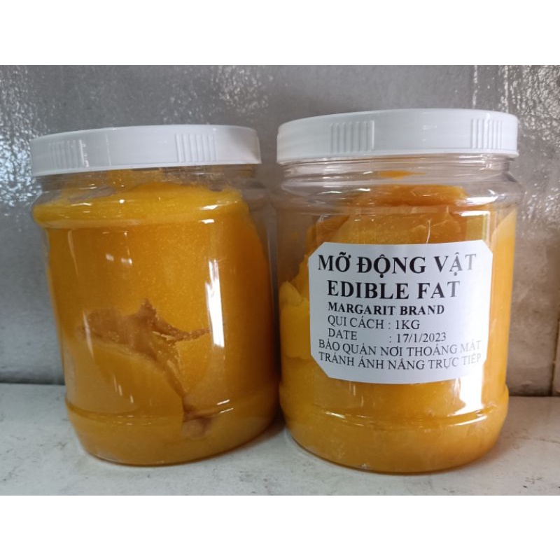 MỠ ĐỘNG VẬT - EDIBLE FAT  HỘP 1KG