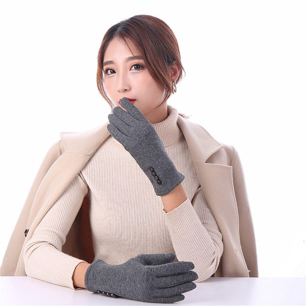 Găng Tay Thời Trang Thu Đông Có Thể Dùng Màn Hình Cảm Ứng Dành Cho Nữ