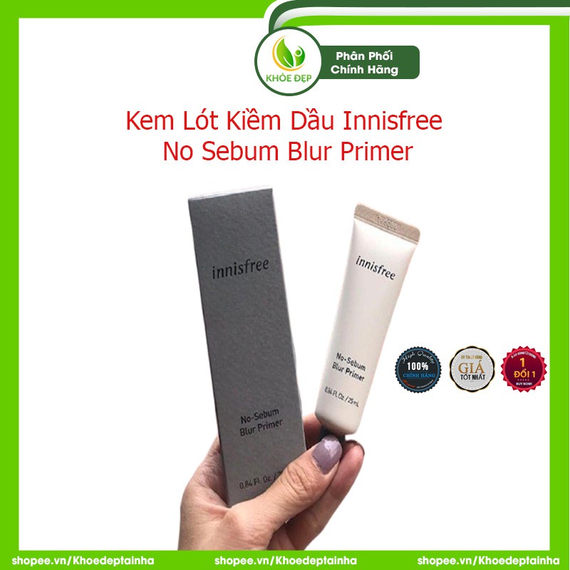 [ CHÍNH HÃNG ] Kem Lót Kiềm Dầu Innisfree No Sebum Blur Primer - 25ml