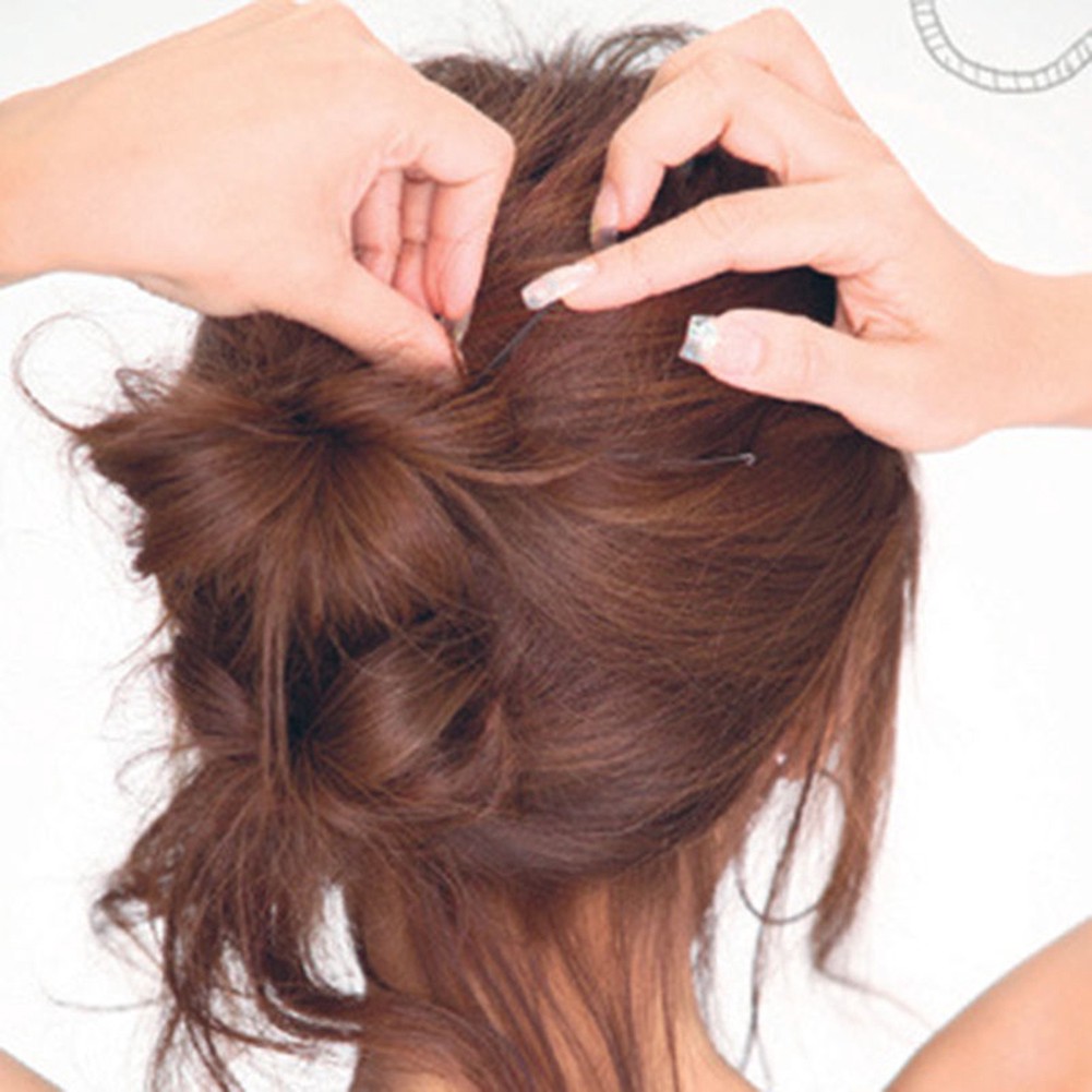 Bộ 50 cái kẹp tóc hình chữ U gợn sóng độc lạ ngộ nghĩnh đáng yêu