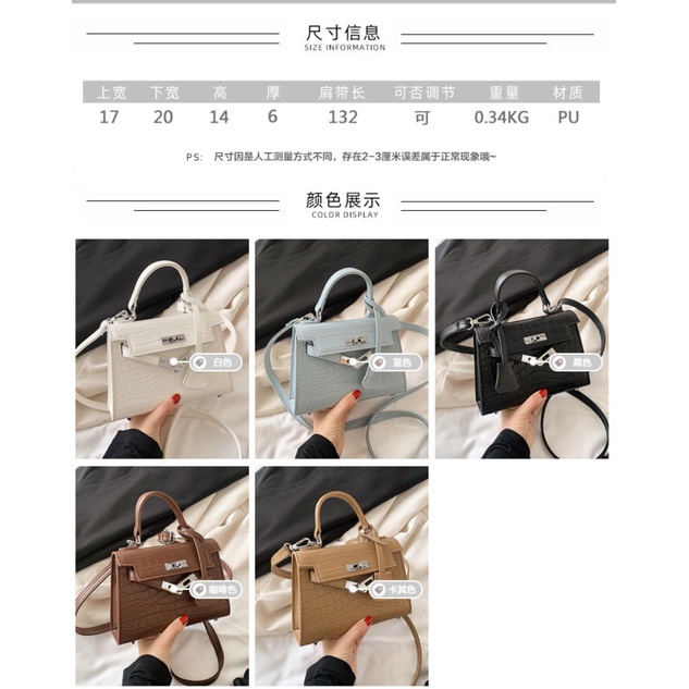 Túi Đeo Chéo Giả Da Cá Sấu Thời Trang Dành Cho Nữ