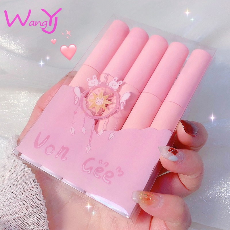 Set 5 Son Môi VonGee Chất Nhung Lì Thiết Kế Hình Dreamcatcher Độc Đáo