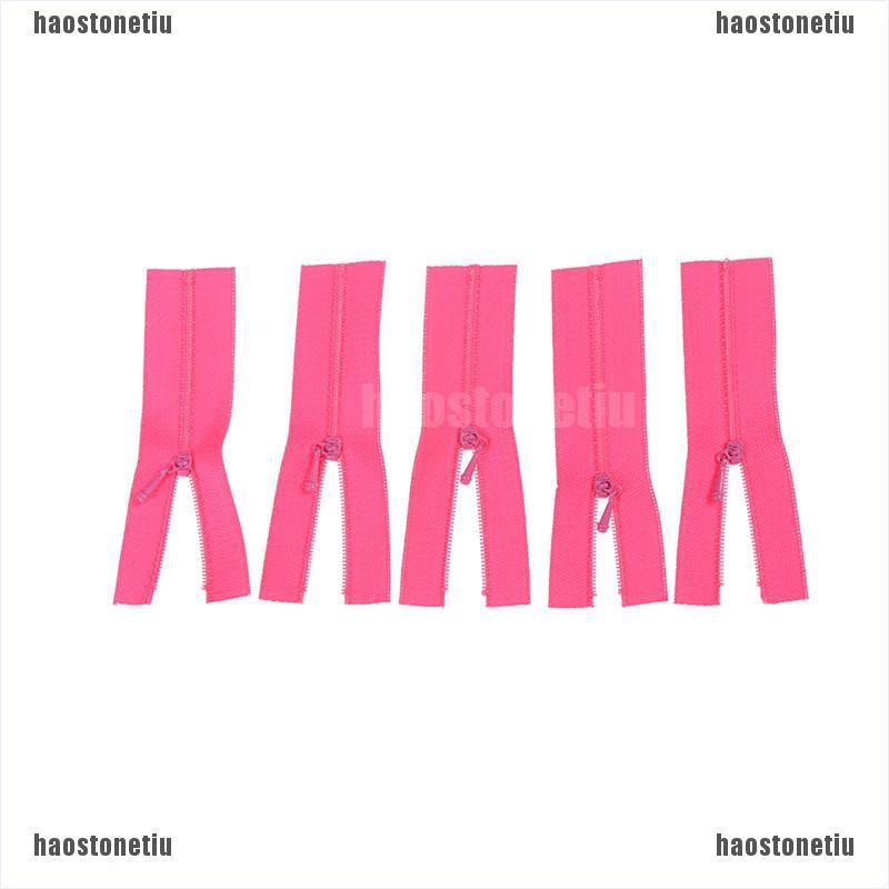 Set 5 Dây Khóa Kéo Mini Dùng May Quần Áo Búp Bê DIY