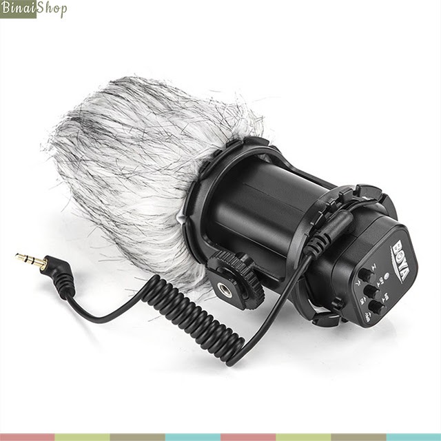 [Mã ELHACE giảm 4% đơn 300K] Microphone condenser cho máy ảnh Boya BY-V02