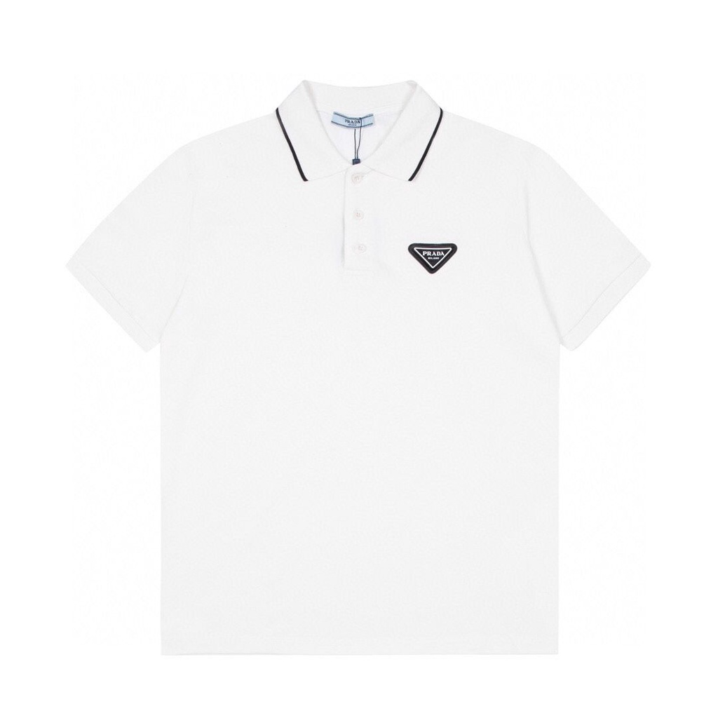 Áo Thun Polo Prada Thời Trang Xuân Hè Cao Cấp Cho Nam Và Nữ