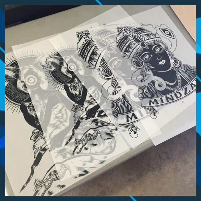 Mực In Film Chế Bản - Chụp Bản Lụa Toàn Đen Chuyên Dùng cho Máy In Phun Epson - Chai 100ml