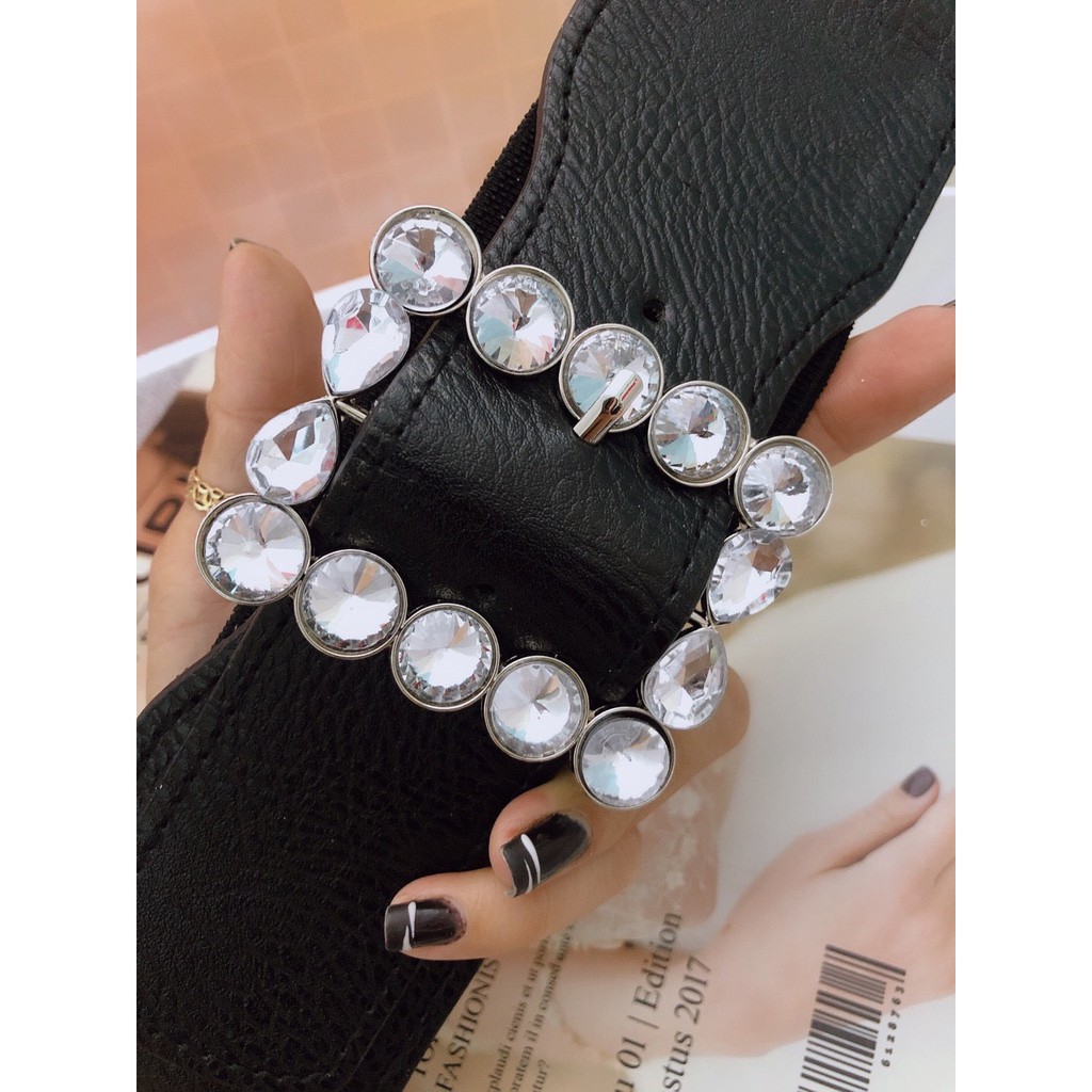 dây nịt eo nịt đầm belt mặc đầm đá chử nhật đứng bản 5p siêu hot hit