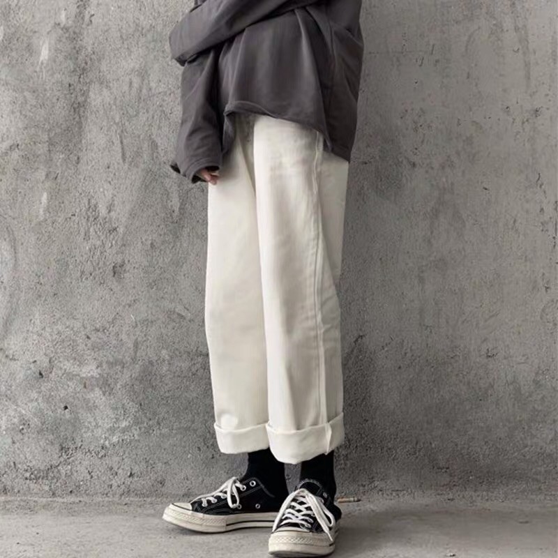 [ORDER-CÓ BIG SIZE] Quần bò jeans trắng ống rộng Ulzzang oversize streetstyle siêu chất ❤️ | WebRaoVat - webraovat.net.vn