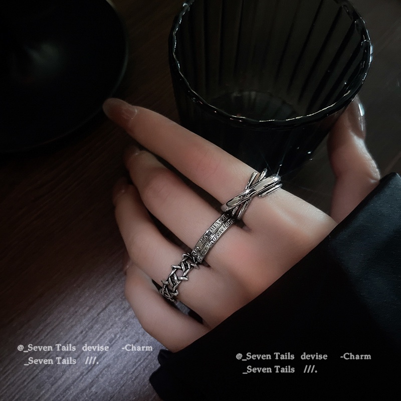 Nhẫn Đeo Tay Phong Cách hip hop Hàn Quốc Thời Trang Cao Cấp