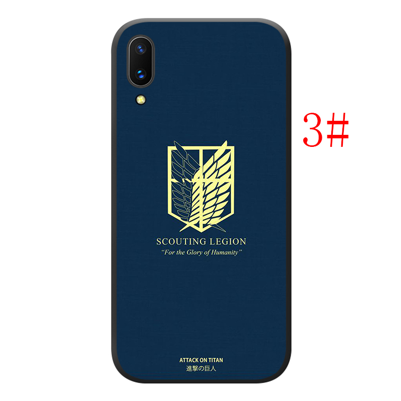 Ốp Lưng Silicone In Hình Attack On Titan Cá Tính Cho Vivo Y5S Y11 Y11S Y12 Y15 Y17 Y19 Y20 Y20I Y20S Y30 Y50 Y70 2020