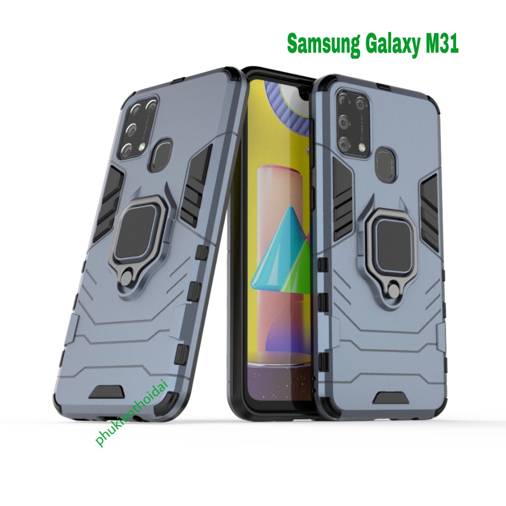 Ốp lưng Samsung M31 / Samsung M51 / M33 5G / M53 5G Iron Man Iring chống sốc chống va đập mạnh trên 2 mét