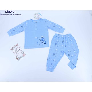 [Mã BMLT30 giảm đến 30K đơn 299K] DB550 Bộ quần áo cổ trụ dài tay Dokma (9-24m)
