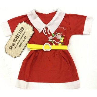 BỘ TRANG PHỤC NOEL CHO BÉ GÁI SIZE SỐ 3