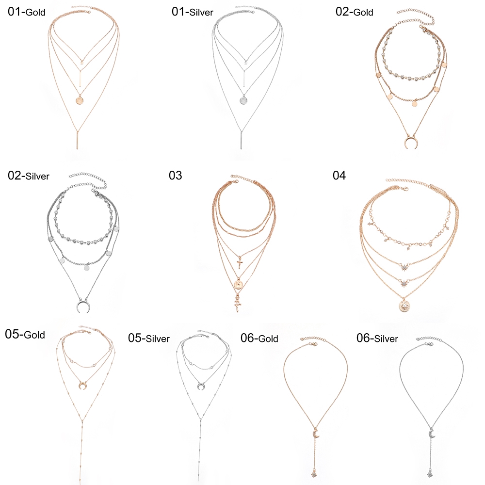 MISUPS chuyền nhiều tầng phong cách boho thời trang cho nữ