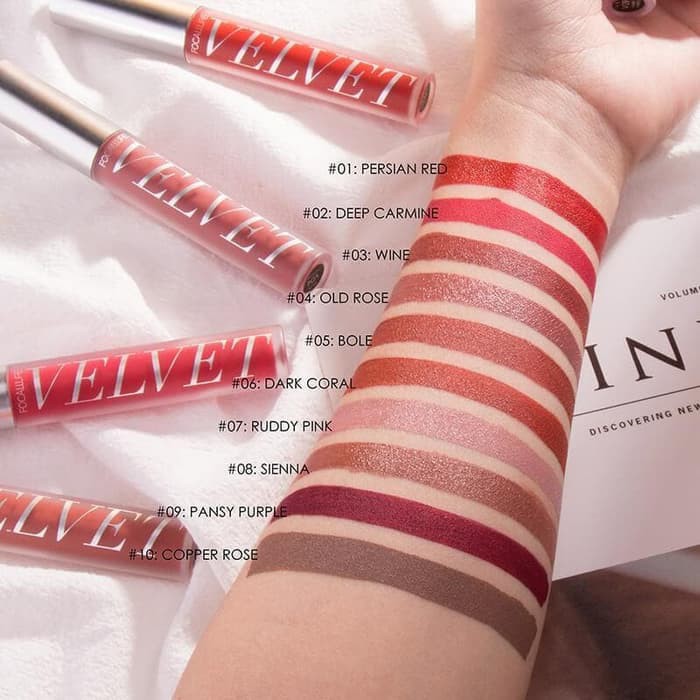 (hàng Mới Về) Son Kem Lì Focallure Nhiều Màu Sắc Lựa Chọn