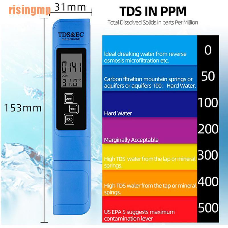 Máy đo độ tinh khiết của nước kỹ thuật số 3 trong 1