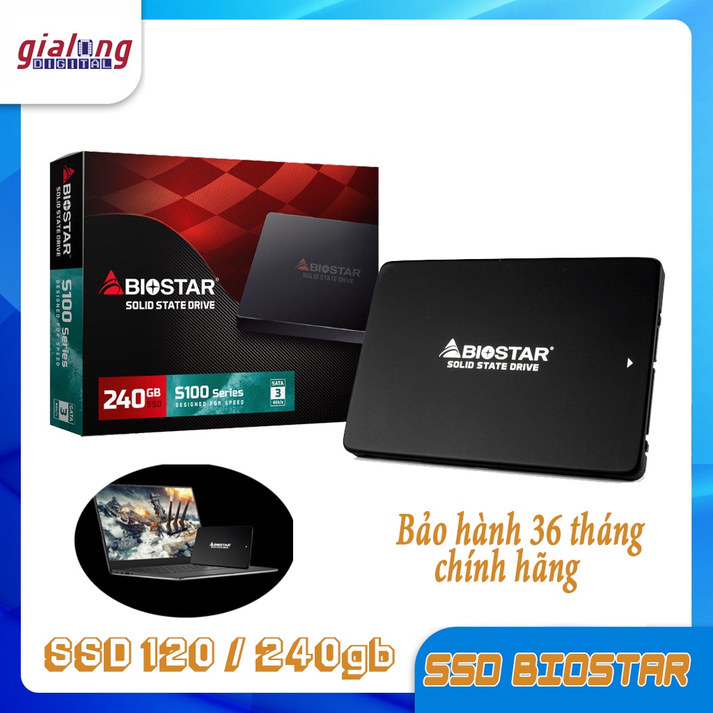 Ổ cứng Biostar SSD S100-240GB SATA3_ SM120S2E32