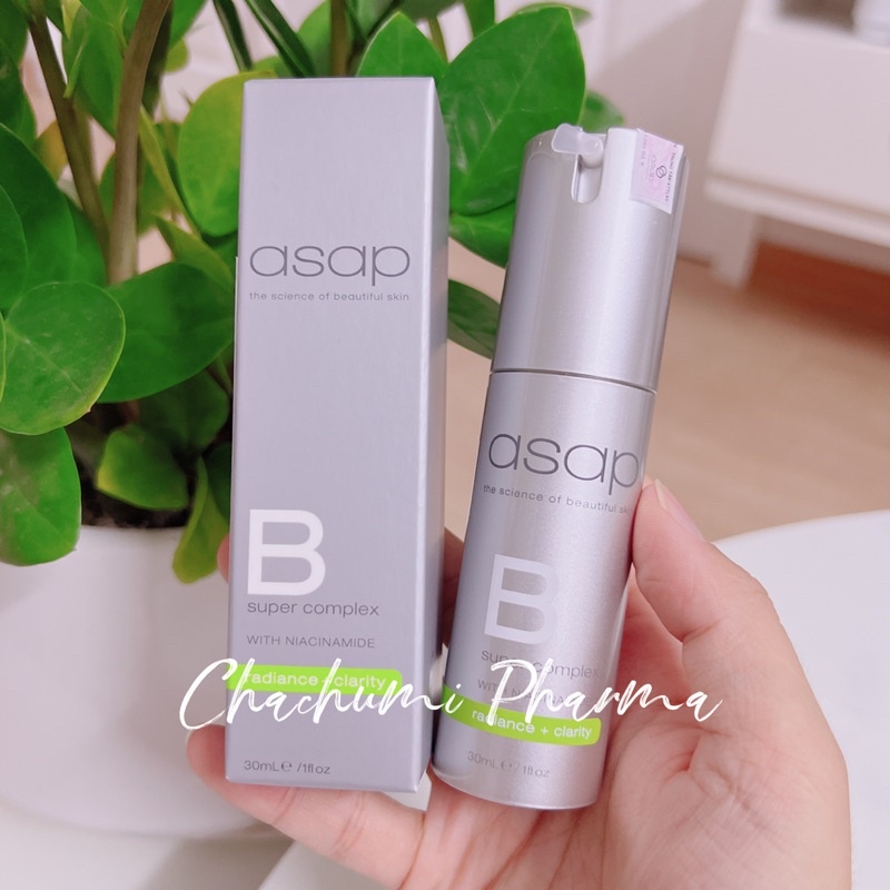 Serum Super B Complex Asap 30ml dưỡng sáng da, giảm mụn