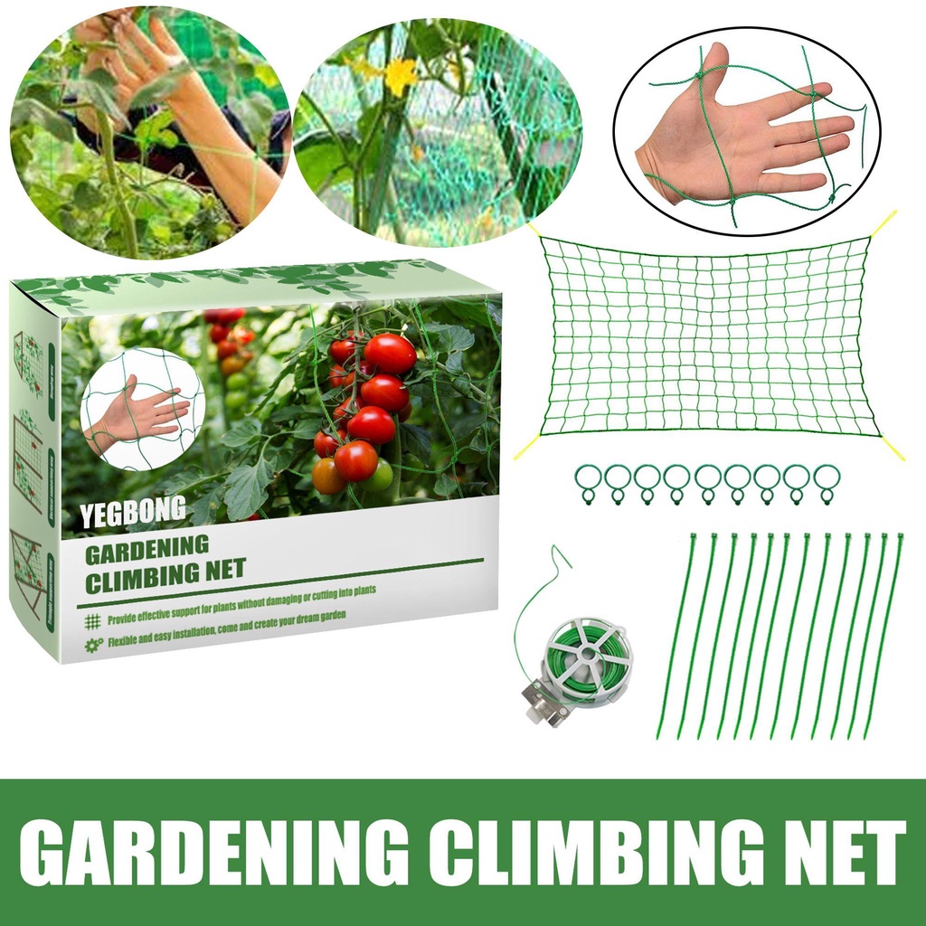 Lưới Trồng Cây Thân Leo Hỗ Trợ Vườn Thiết Kế Mới Tiện Lợi Dễ Dùng
