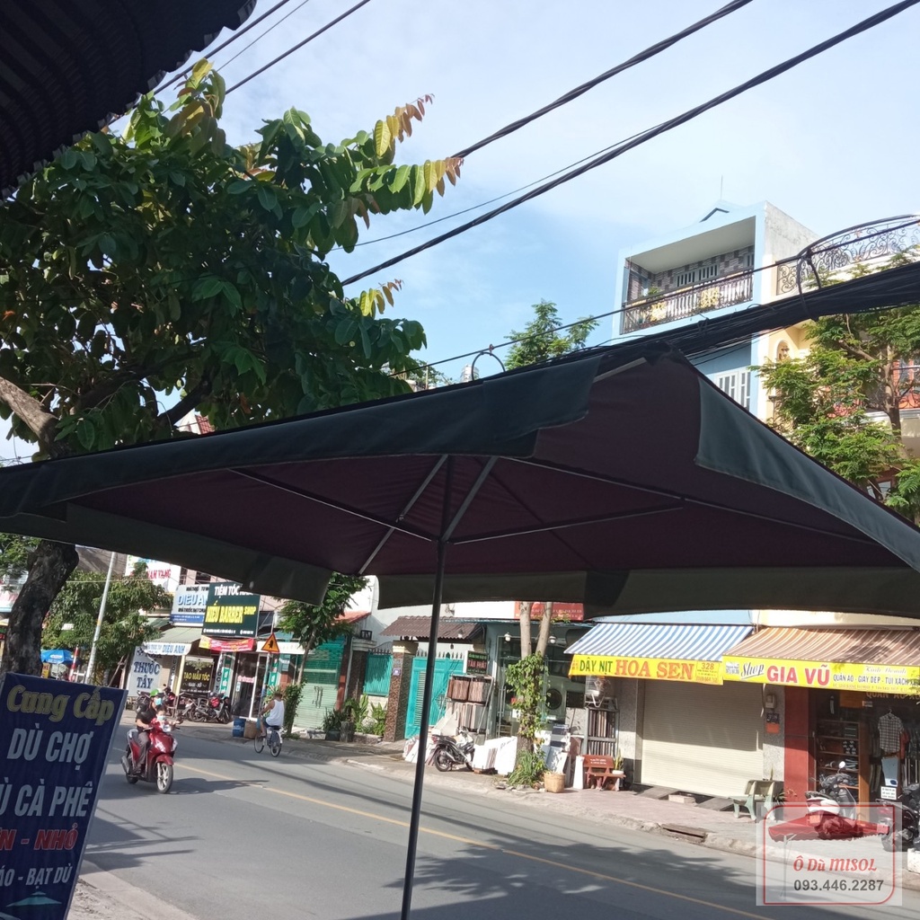 Ô DÙ CHÍNH TÂM HÌNH CHỮ NHẬT DÀI 2M9RỘNG 2M1 CAO 2M8  GIAO HÀNG TOÀN QUỐC
