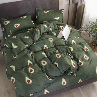 Set 5 món chăn ga gối Cotton Poly Hàn quốc