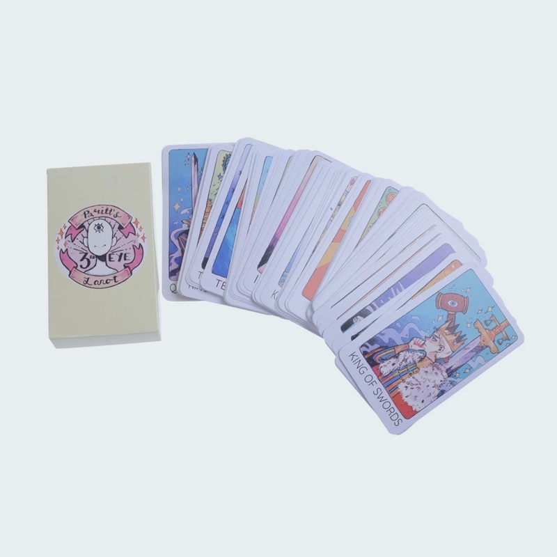 Bộ bài Tarot Britt's third eye cao cấp thiết kế xinh xắn