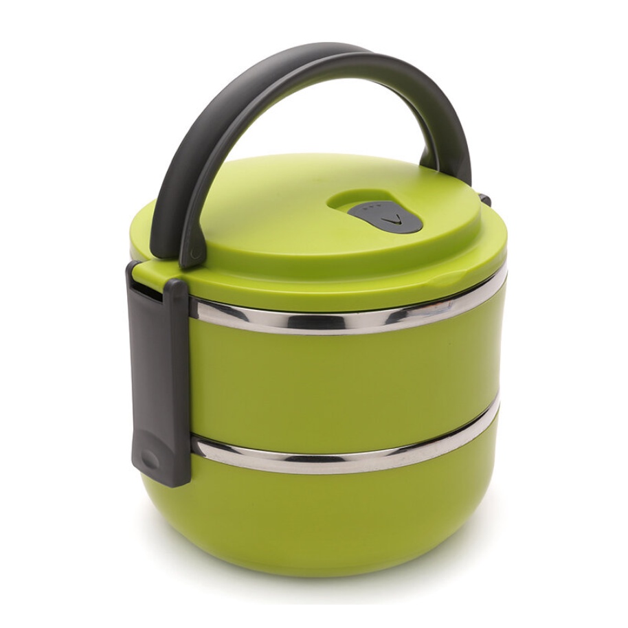 hộp đựng cơm giữ nhiệt 2 tầng giữ nhiệt dung tích 1L4 camen ruột inox 2 tầng