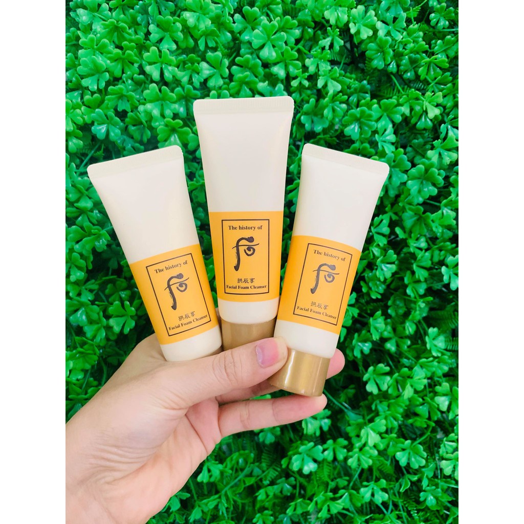 Sữa rửa mặt whoo vàng 40ml