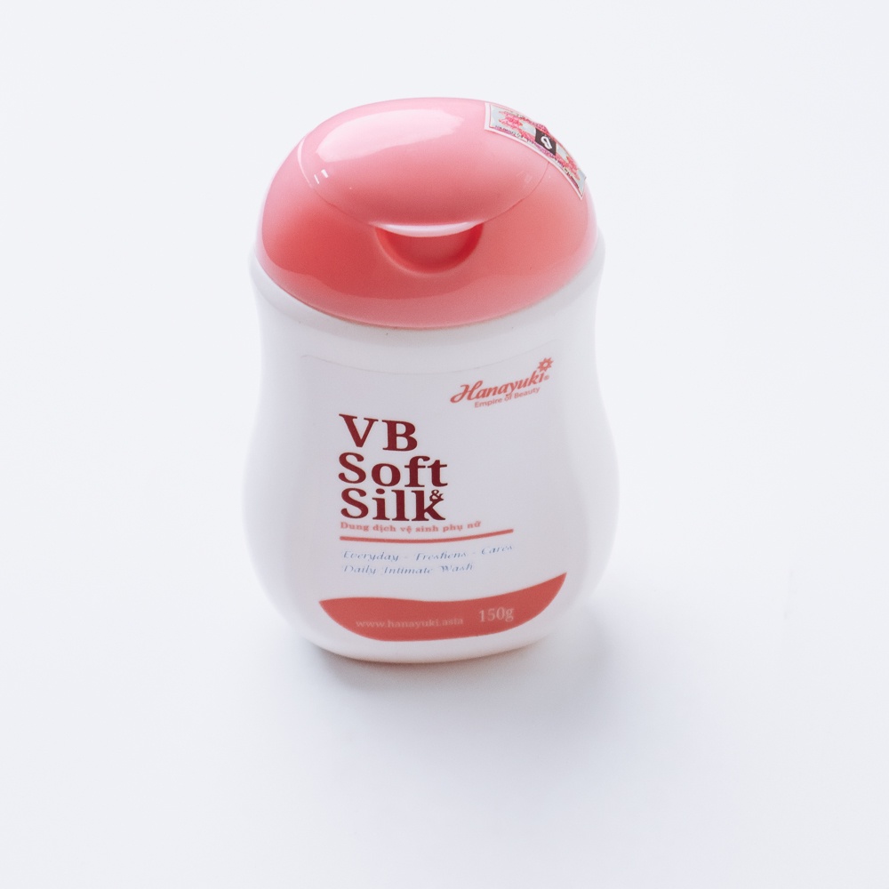 [Chính hãng] Dung dịch vệ sinh Hanayuki VB Soft &amp; Silk màu hồng 150g