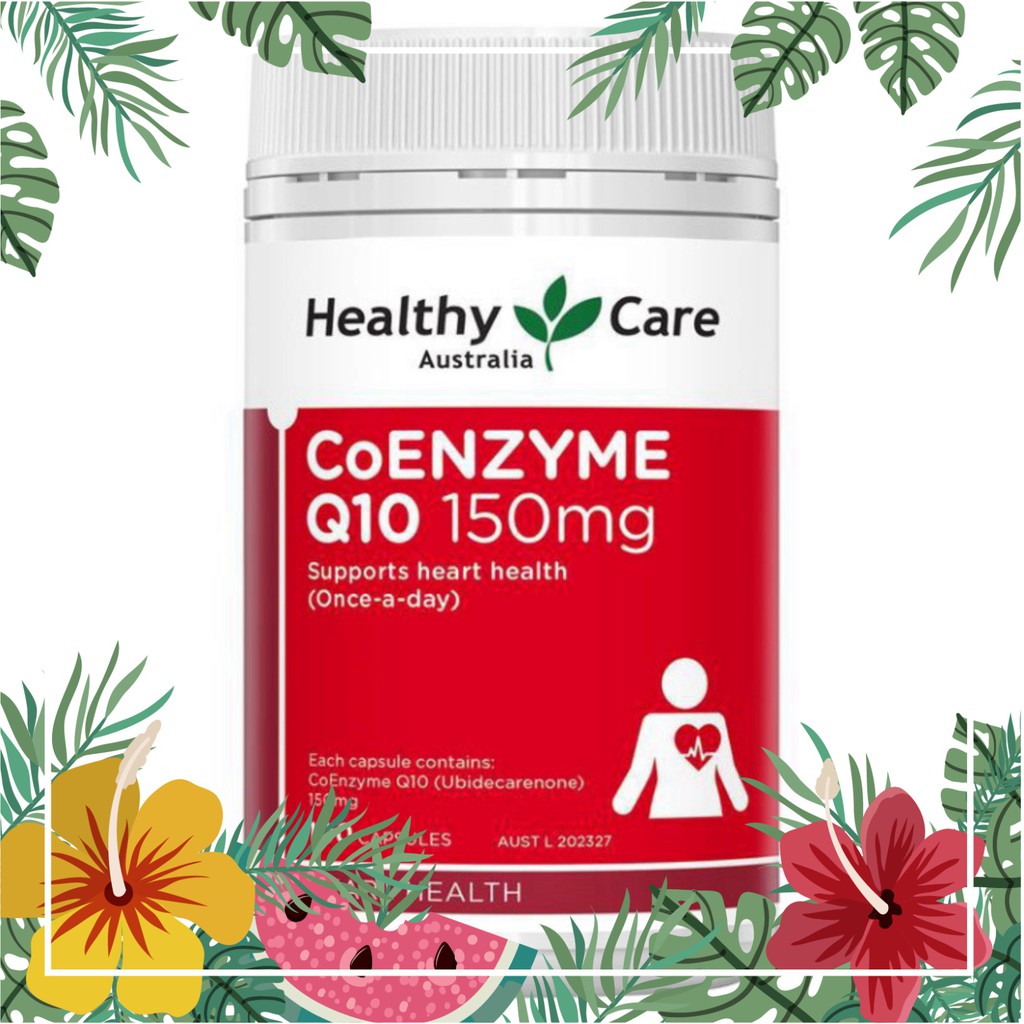 RẺ VÔ ĐỊCH Viên uống bổ tim Úc Healthy Care CoEnzyme Q10 150mg 100 Viên RẺ VÔ ĐỊCH