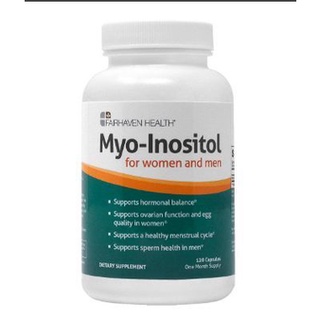 Thực phẩm chức năng Viên uống Myo-Inositol For Women and Men 120 viên