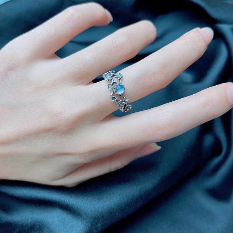 Nhẫn Moonstone Hoa Mai NMHMTR22A Patronus