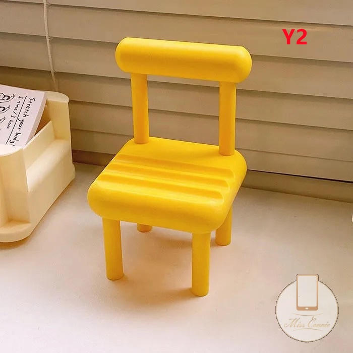 Giá Đỡ Điện Thoại Để Bàn 3 Ngăn Mini Bằng Gỗ Màu Macaron Xinh Xắn Tiện Dụng