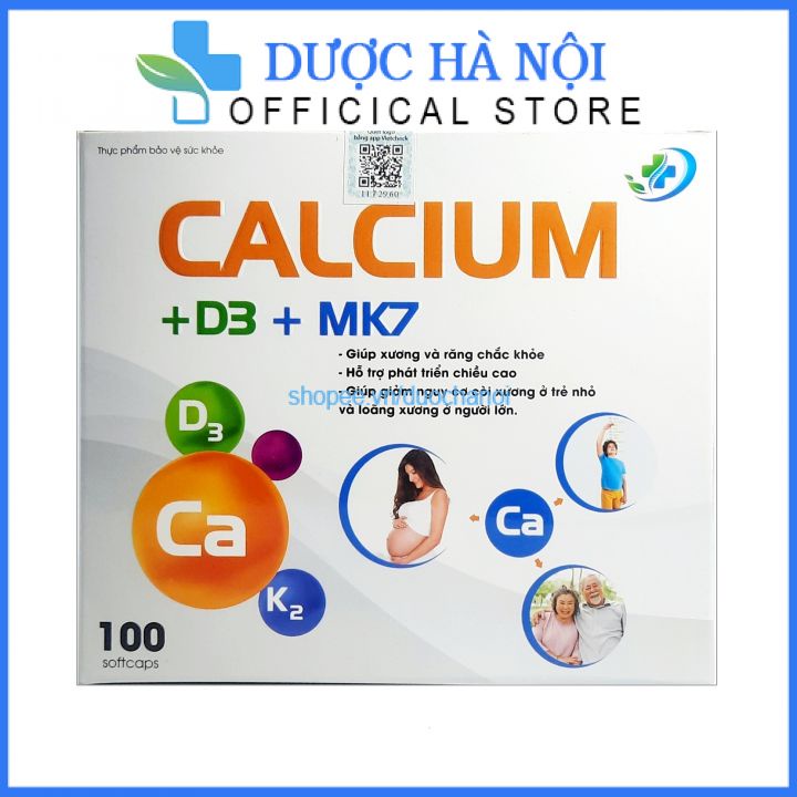 Viên uống giảm đau xương khớp calcium d3 mk7