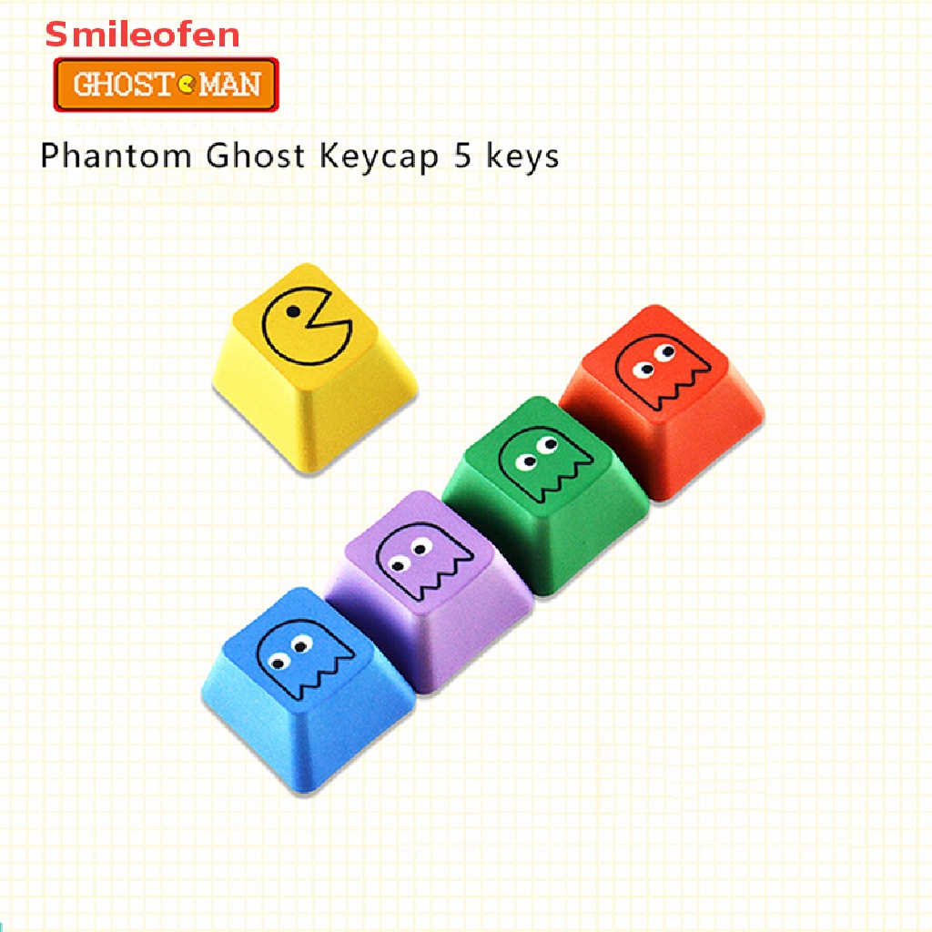 Bộ 5 Nút Bàn Phím Pbt In Hình Super Mario Dễ Thương Cho Bàn Phím Cơ