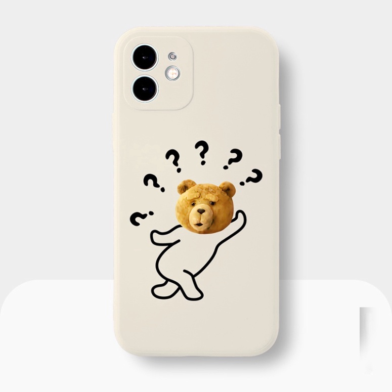 Ốp lưng iphone BẢO VỆ CAMERA cho iphone 7+/8 plus, X, XSMAX, 11, 12, 12, 13 PROMAX GẤU NHẢY MÚA